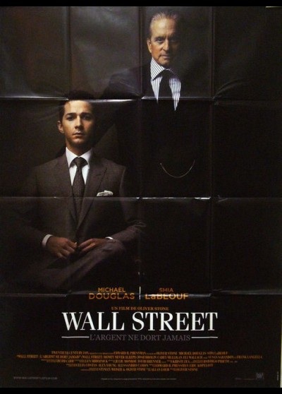 affiche du film WALL STREET L'ARGENT NE DORT JAMAIS