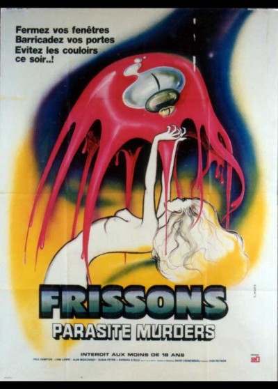 SHIVERS / PARASITE MURDERS movie poster