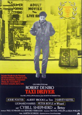 TAXI DRIVER movie poster