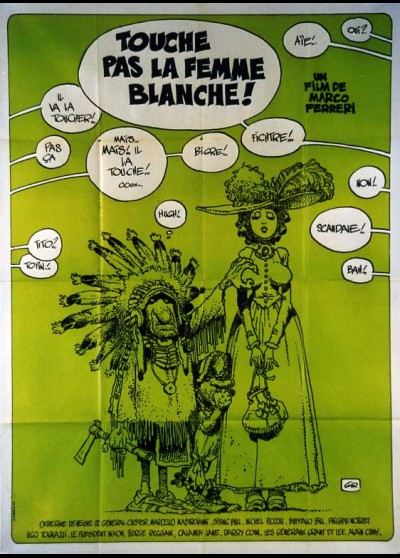 affiche du film TOUCHE PAS LA FEMME BLANCHE