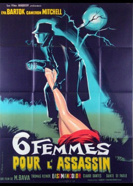 affiche du film SIX FEMMES POUR L'ASSASSIN