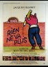 affiche du film RIEN NE VA PLUS