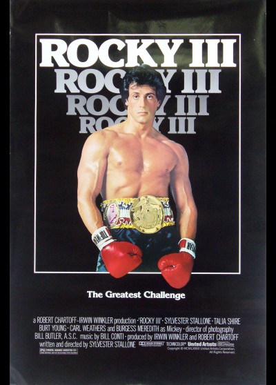 ROCKY 3 movie poster