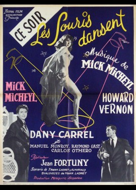 affiche du film CE SOIR LES SOURIS DANSENT