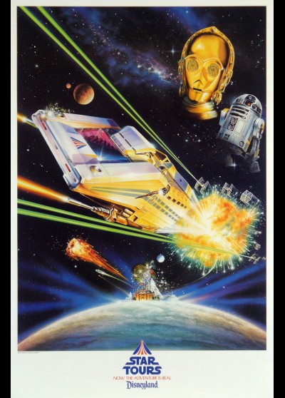 STAR TOURS DISNEYLAND movie poster
