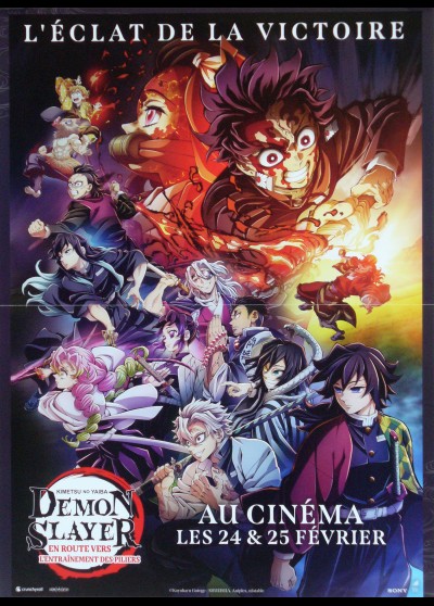 affiche du film DEMON SLAYER EN ROUTE VERS L'ENTRAINEMENT DES PILIERS