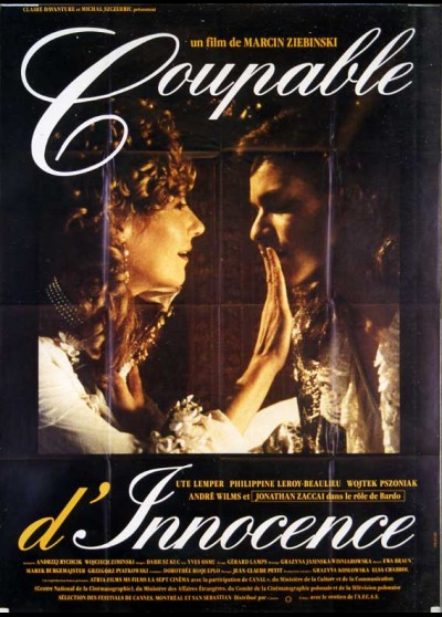 COUPABLE D'INNOCENCE movie poster