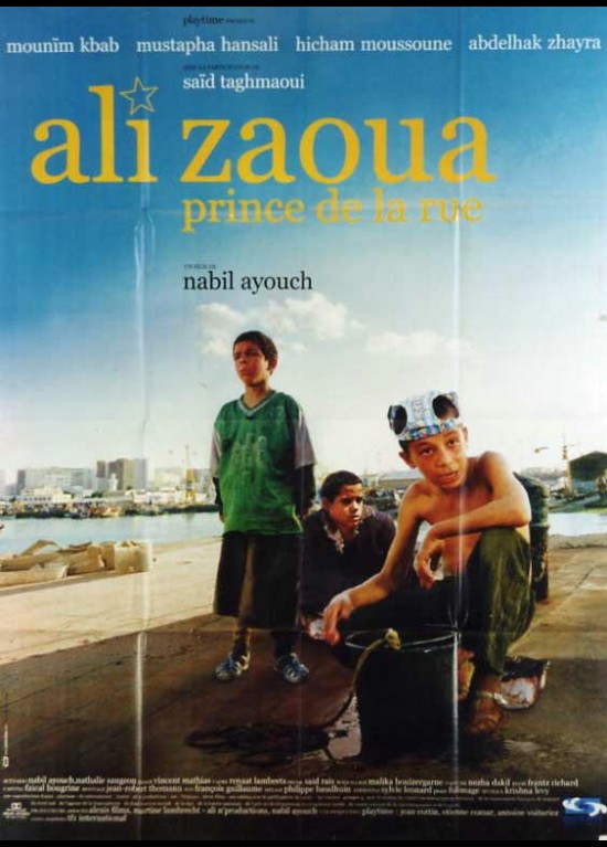 Ali Zawa Film Complet affiche ALI ZAOUA PRINCE DE LA RUE Nabil Ayouch - CINESUD affiches cinéma