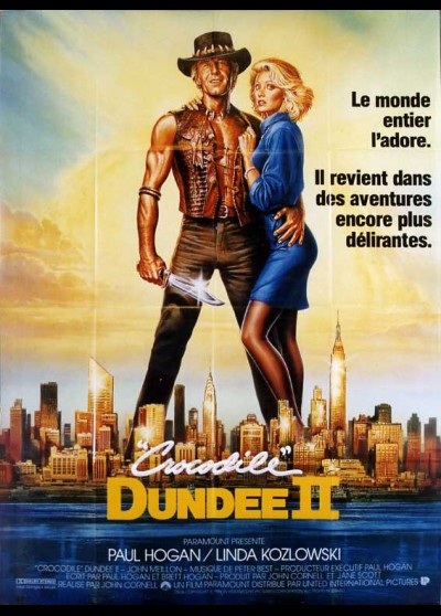 CROCODILE DUNDEE 2 movie poster