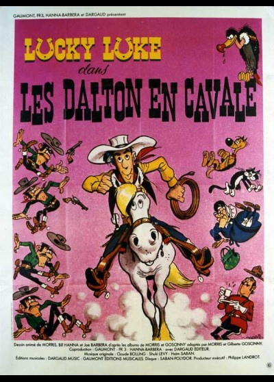 LUCKY LUKE LES DALTON EN CAVALE movie poster