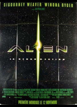 affiche du film ALIEN LA RESURRECTION