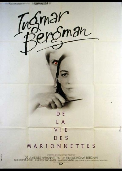 affiche du film DE LA VIE DES MARIONNETTES