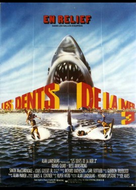 JAWS 3 D movie poster