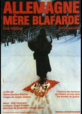 affiche du film ALLEMAGNE MERE BLAFARDE