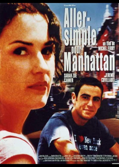 affiche du film ALLER SIMPLE POUR MANHATTAN