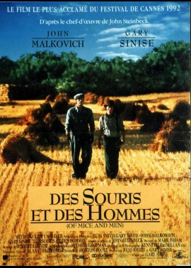 affiche du film DES SOURIS ET DES HOMMES