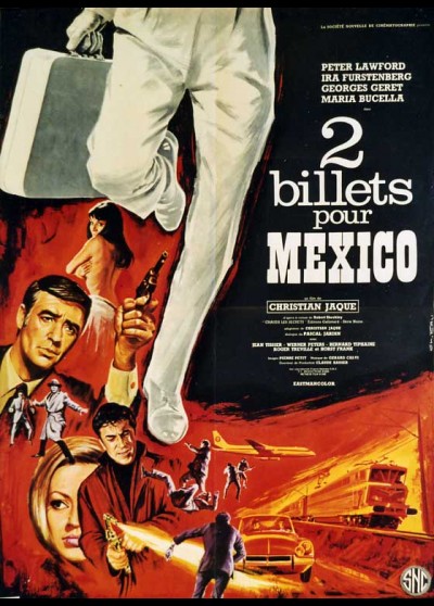 affiche du film DEUX BILLETS POUR MEXICO