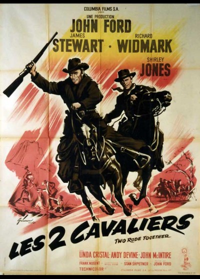 TWO RODE TOGETHER / 2 RODE TOGETHER movie poster