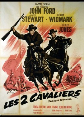 TWO RODE TOGETHER / 2 RODE TOGETHER movie poster