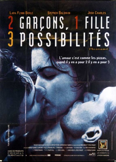 affiche du film DEUX GARCONS UNE FILLE TROIS POSSIBILITES