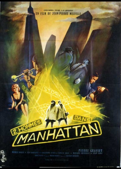 affiche du film DEUX HOMMES DANS MANHATTAN