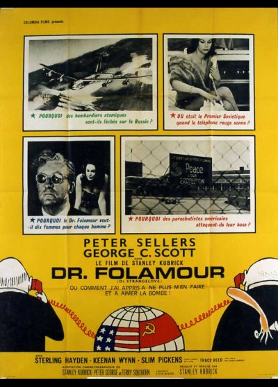 affiche du film DOCTEUR FOLAMOUR / DR FOLAMOUR