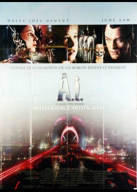 affiche du film A.I INTELLIGENCE ARTIFICIELLE