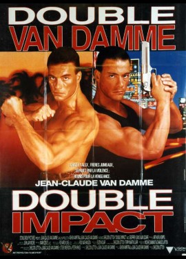 DOUBLE IMPACT movie poster