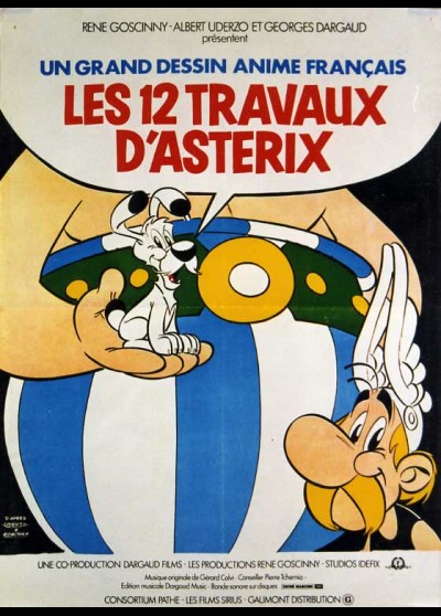 affiche du film DOUZE TRAVAUX D'ASTERIX (LES)