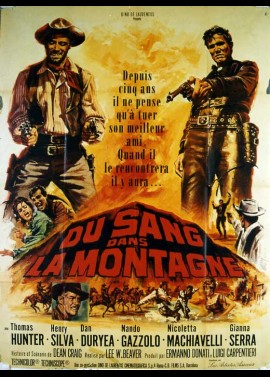 affiche du film DU SANG DANS LA MONTAGNE