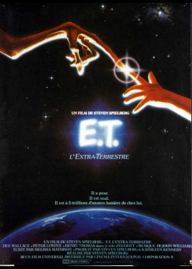 E.T THE EXTRA TERRESTRIAL movie poster