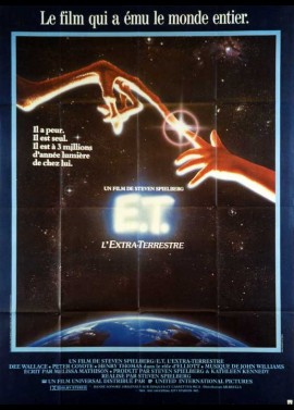 E.T THE EXTRA TERRESTRIAL movie poster