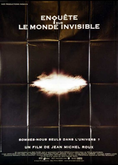 affiche du film ENQUETE SUR LE MONDE INVISIBLE