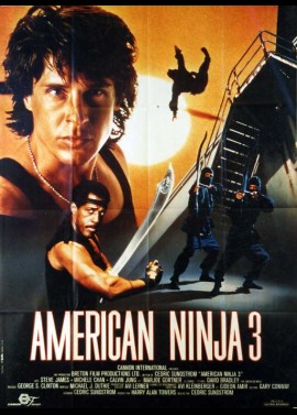 AMERICAN NINJA 3 BLOOD HUNT movie poster