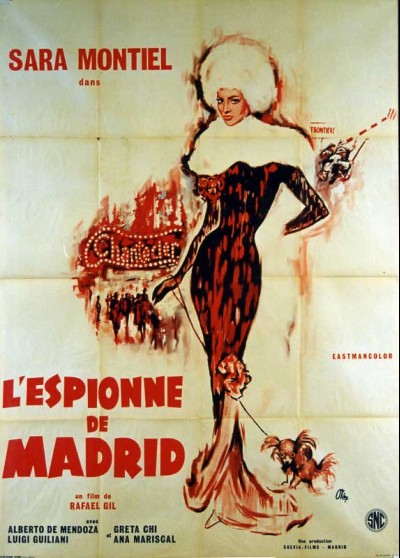 affiche du film ESPIONNE DE MADRID (L')