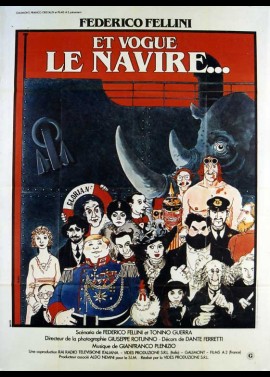 affiche du film ET VOGUE LE NAVIRE