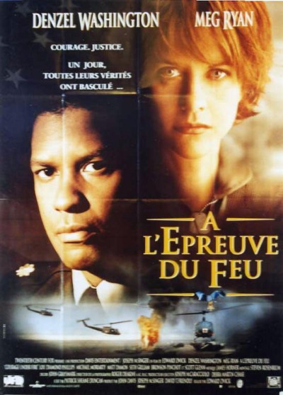 COURAGE UNDER FIRE movie poster