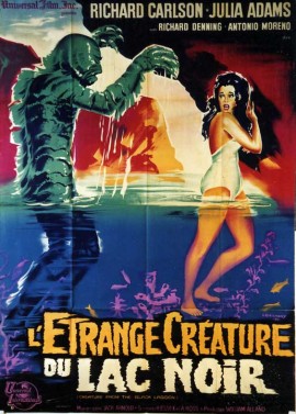 CREATURE OF THE BLACK LAGOON movie poster
