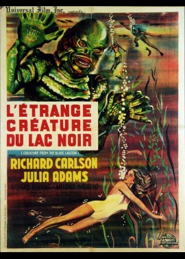 CREATURE OF THE BLACK LAGOON movie poster