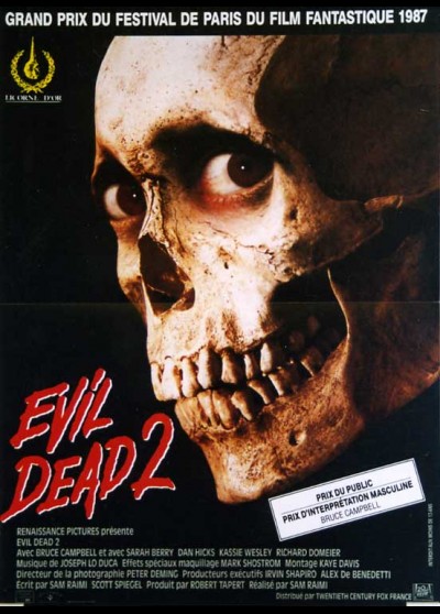affiche du film EVIL DEAD 2