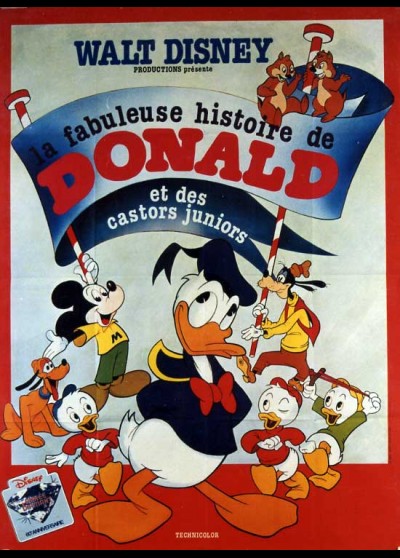 affiche du film FABULEUSE HISTOIRE DE DONALD ET DES CASTORS JUNIOR (LA)