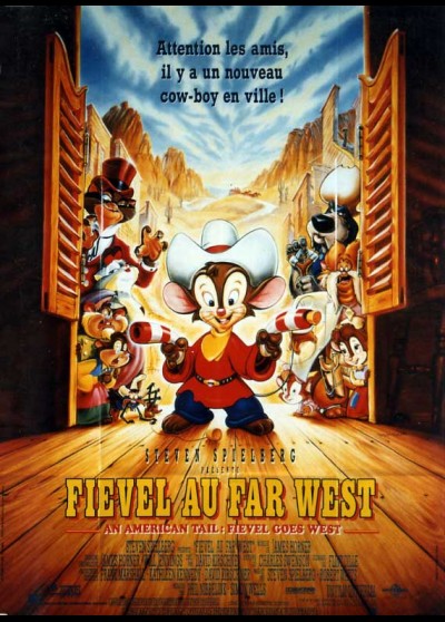 AN AMERICAN TAIL FIEVEL GOES WEST movie poster