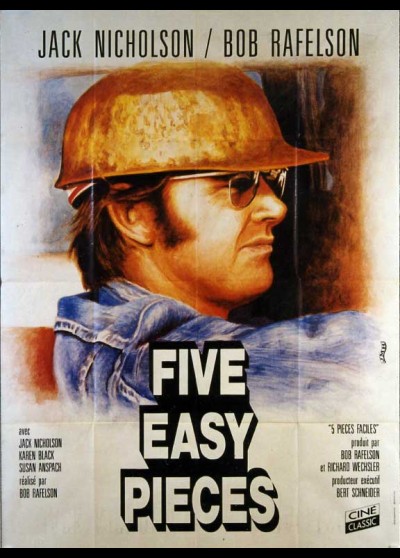 FIVE EASY PIECES movie poster