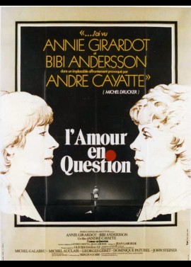 affiche du film AMOUR EN QUESTION (L')