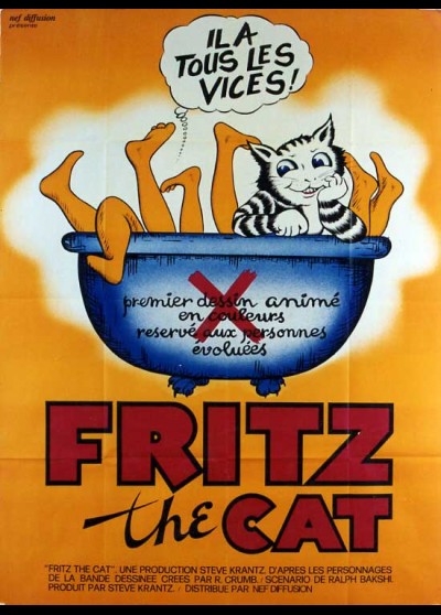 affiche du film FRITZ THE CAT