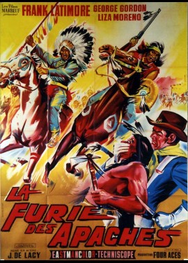 affiche du film FURIE DES APACHES (LA)