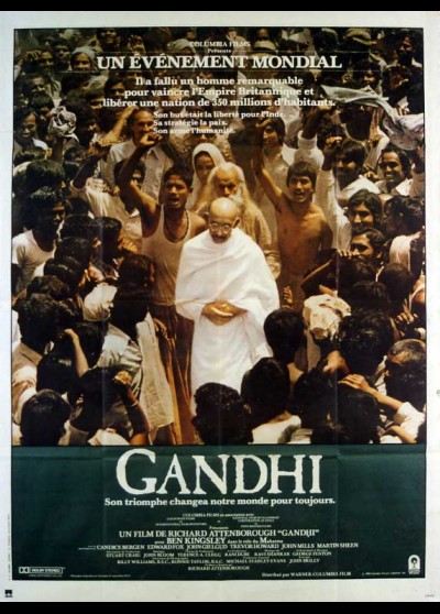 GANDHI movie poster