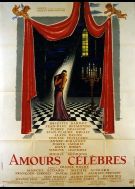 affiche du film AMOURS CELEBRES (LES)