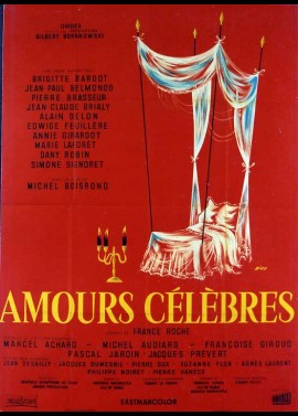 affiche du film AMOURS CELEBRES (LES)