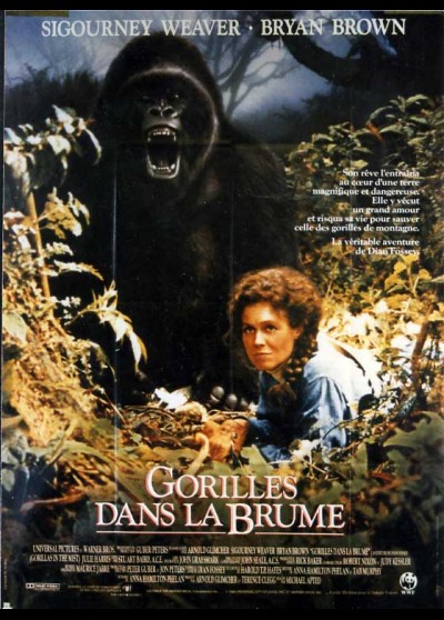 GORILLAS IN THE MIST THE STORYOF DIAN FOSSEY movie poster